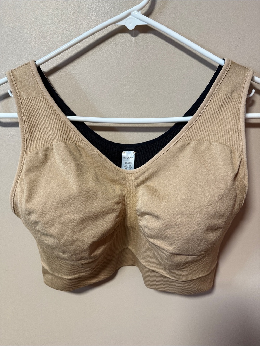 SPANX Seamless Wireless Shaper Bra - Beige